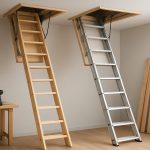 The Real Cost of a Loft Ladder: Wood vs. Aluminium Compared