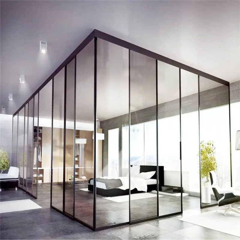 How to Add Branding on Double Glass Sliding Office Walls